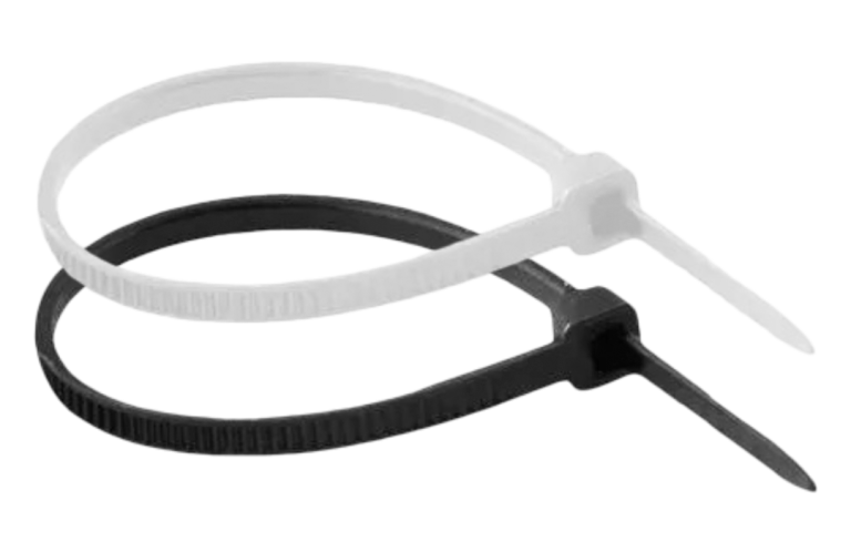 Abraçadeira de Nylon - Branco e Preto